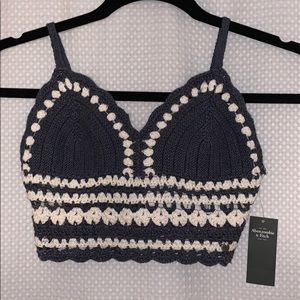 NWT crochet top